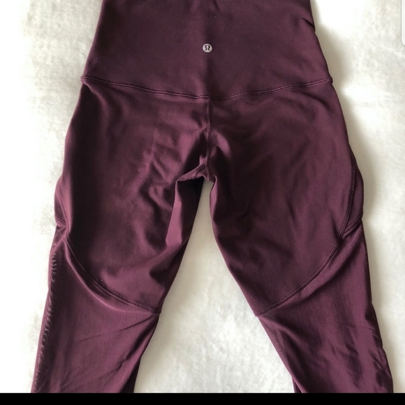 Lululemon Leggings (Maroon) - Picture 12 of 16